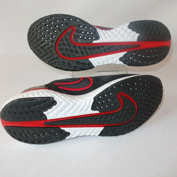 New Nike Men's 10 Legend React 3 Black/University Red Running Shoes CK2563-005 - Picture 5 of 11